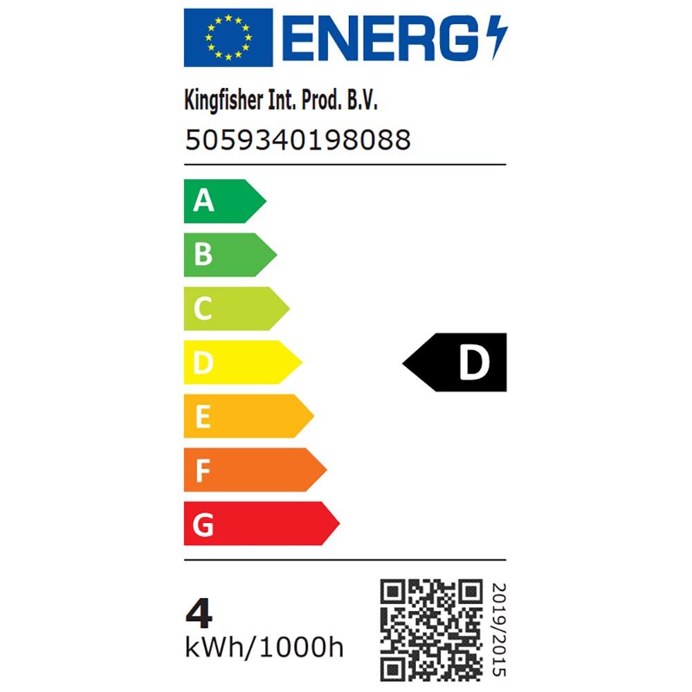 Set 3 becuri LED DIALL, E27, 3.4W, 470lm, 4000K