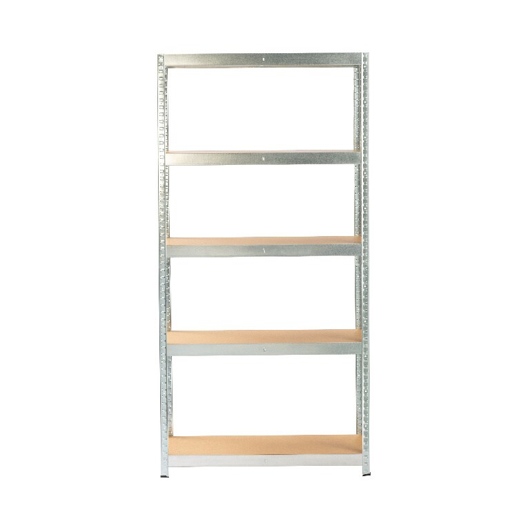 Raft metalic, 5 polite, gri, 180 x 90 x 40 cm  GoodHome Ryle