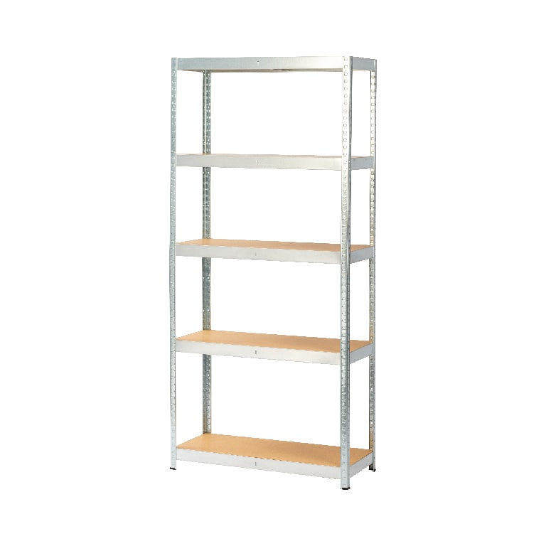 Raft metalic, 5 polite, gri, 180 x 75 x 35 cm  GoodHome Ryle