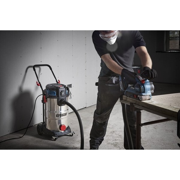 Aspirator 2 in 1 Erbauer, umed si uscat, 40 l, 1400 W