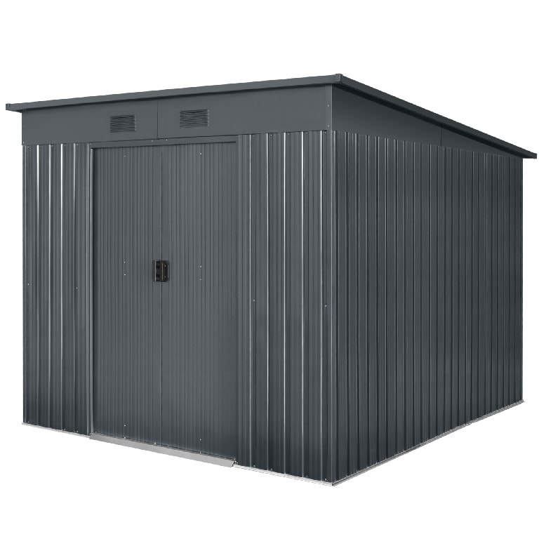 Magazie GOODHOME, metal, 267 x 224 x 199 cm, gri