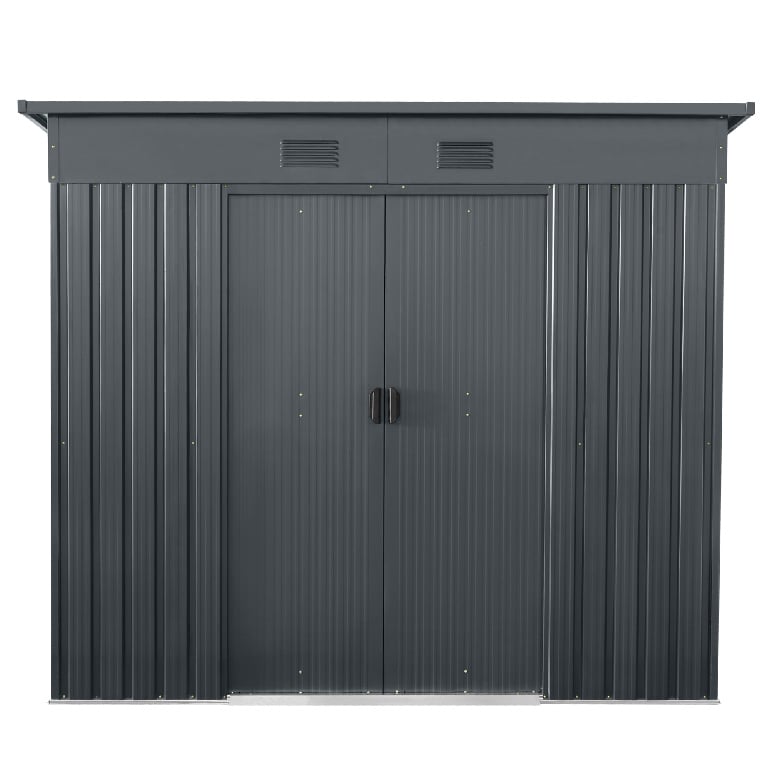 Magazie GOODHOME, metal, 267 x 224 x 199 cm, gri