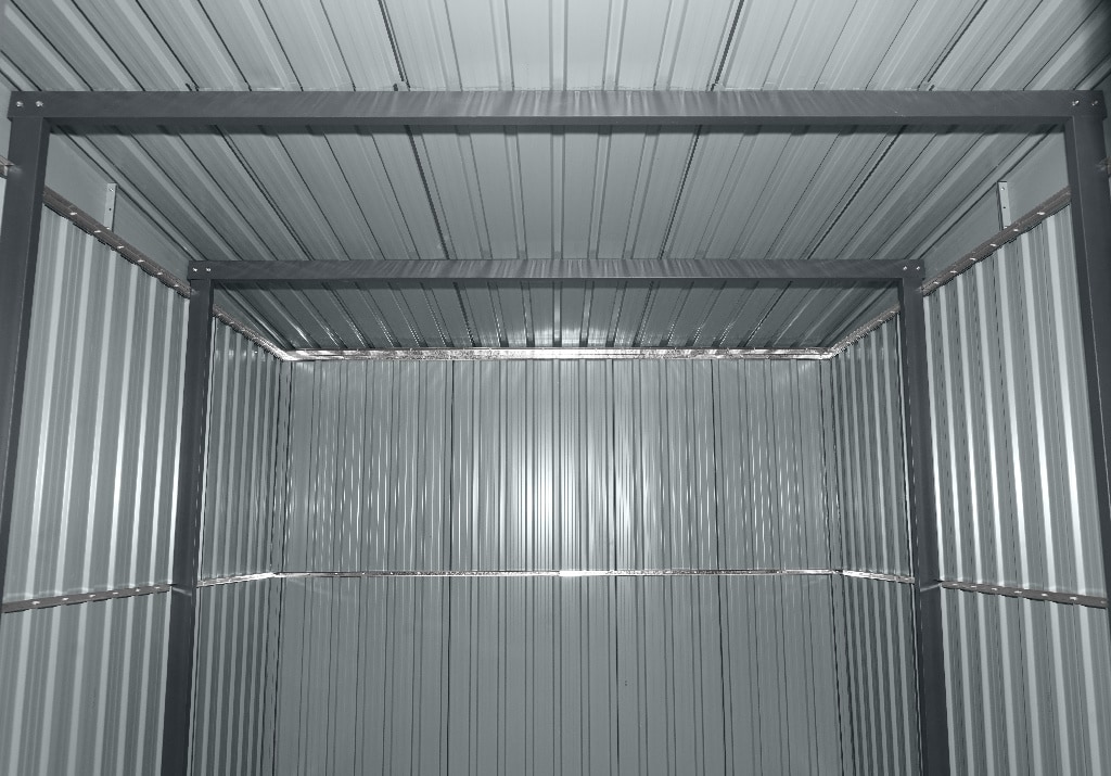 Magazie GOODHOME, metal, 267 x 224 x 199 cm, gri
