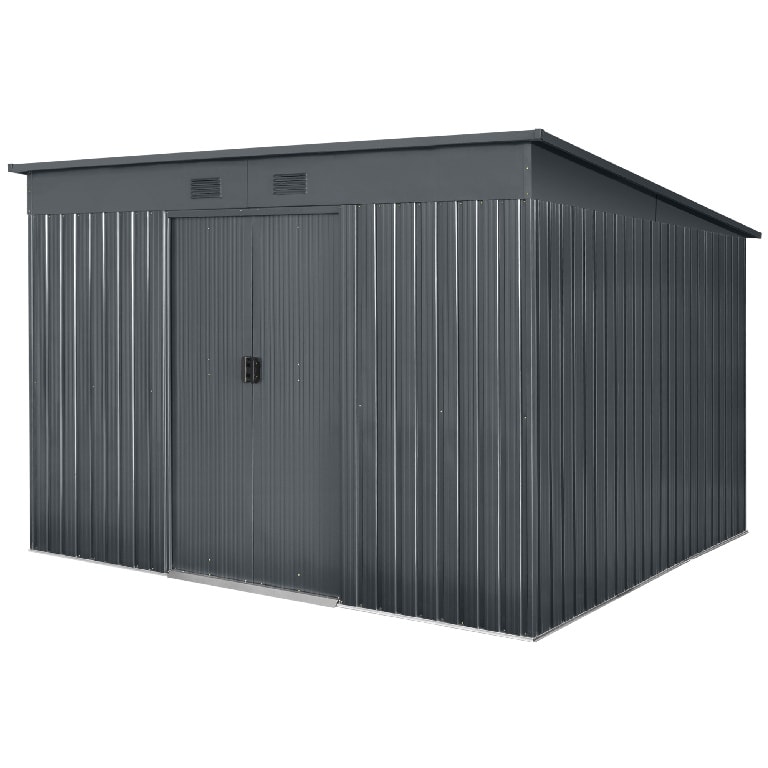 Magazie GOODHOME, metal, 267 x 310 x 199 cm, gri