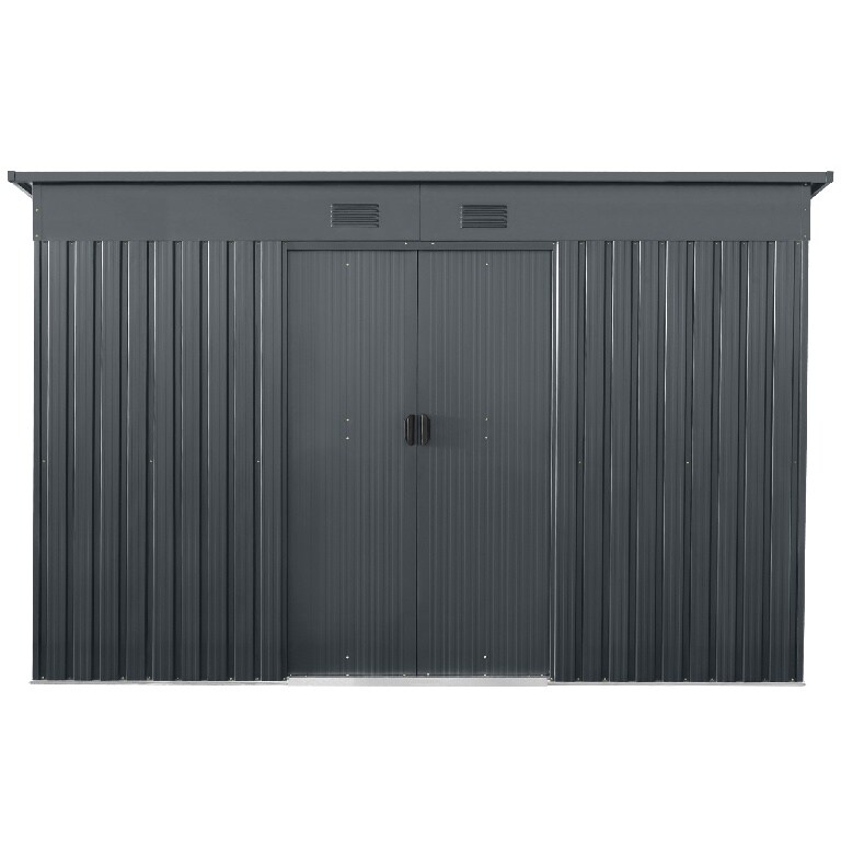 Magazie GOODHOME, metal, 267 x 310 x 199 cm, gri