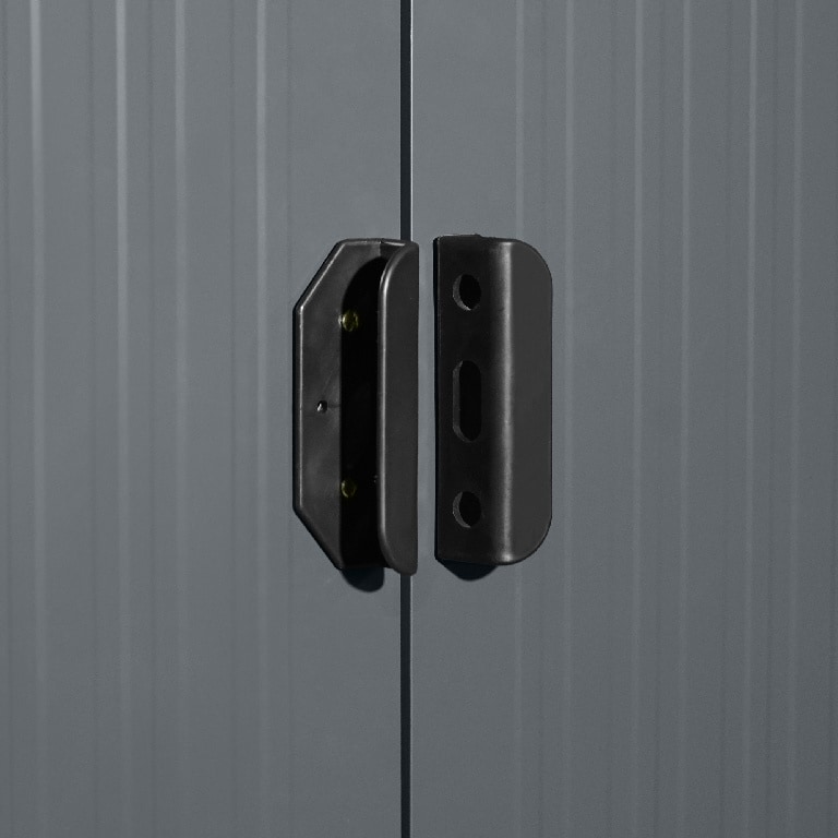 Magazie GOODHOME, metal, 267 x 310 x 199 cm, gri
