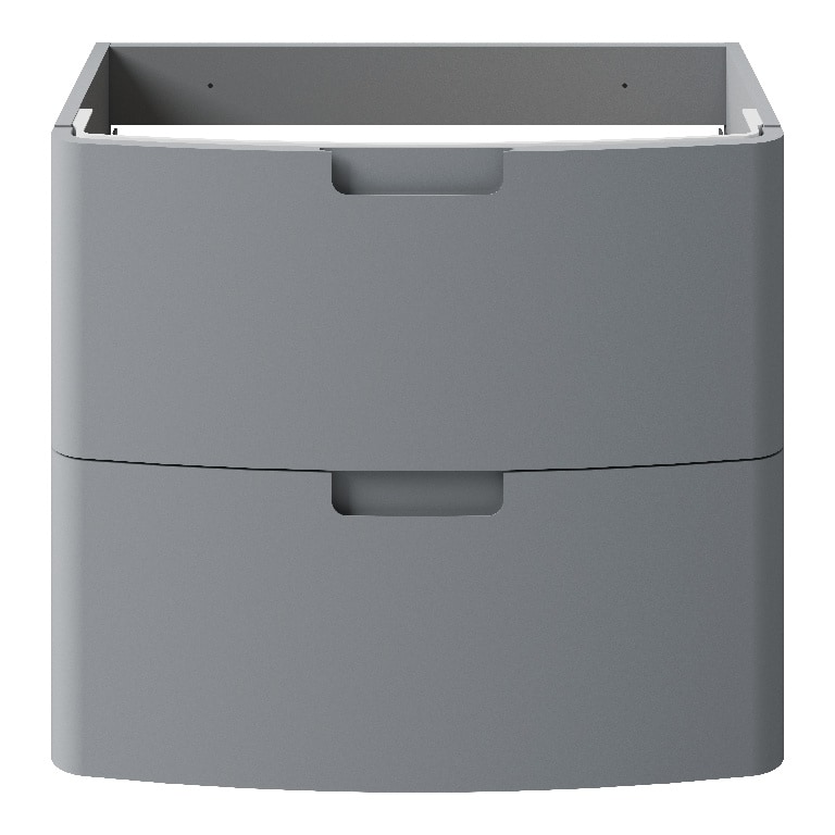 Masca pentru lavoar GOODHOME Himalia, 70 x 60 x 45 cm, PAL si MDF, gri mat