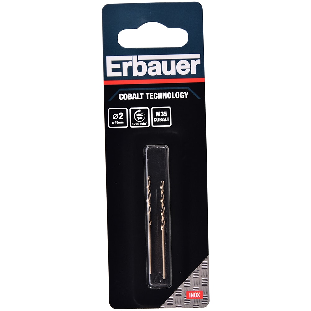 Burghiu Erbauer, metal, 2 x 49 mm, 2 bucati