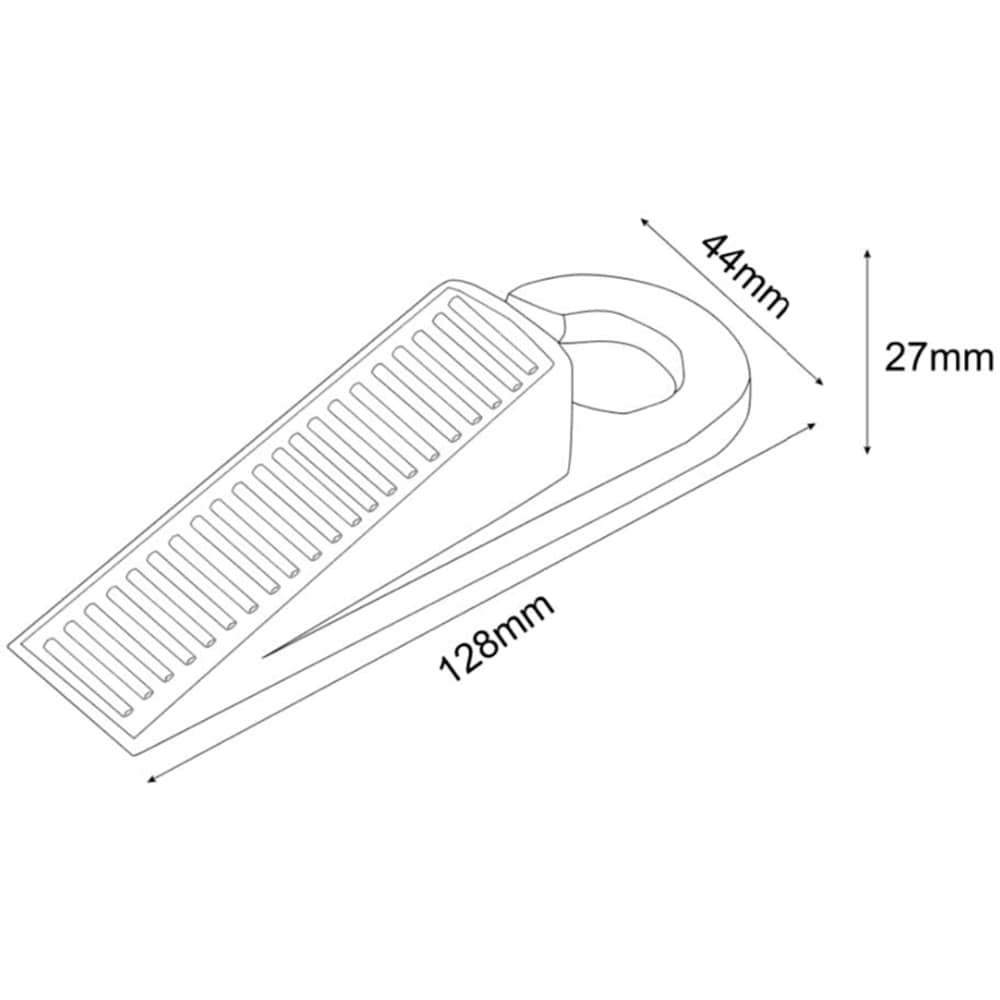 Opritor usa tip pana Smith & Locke, 12.8 x 4.4 cm, cauciuc, gri