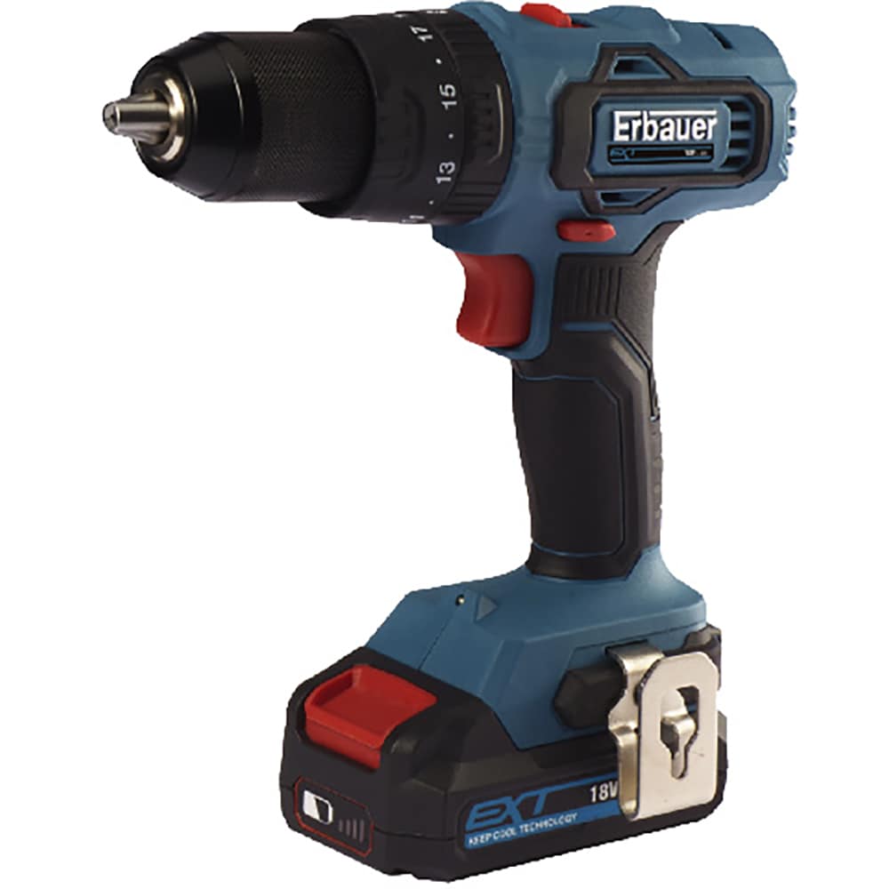 Masina de gaurit si insurubat Erbauer EBCD18LI-2, 18V, 2Ah, 1450rpm