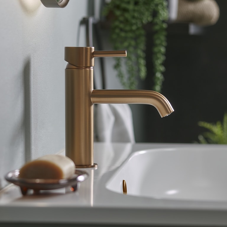 Baterie lavoar GOODHOME Owens, alama, auriu