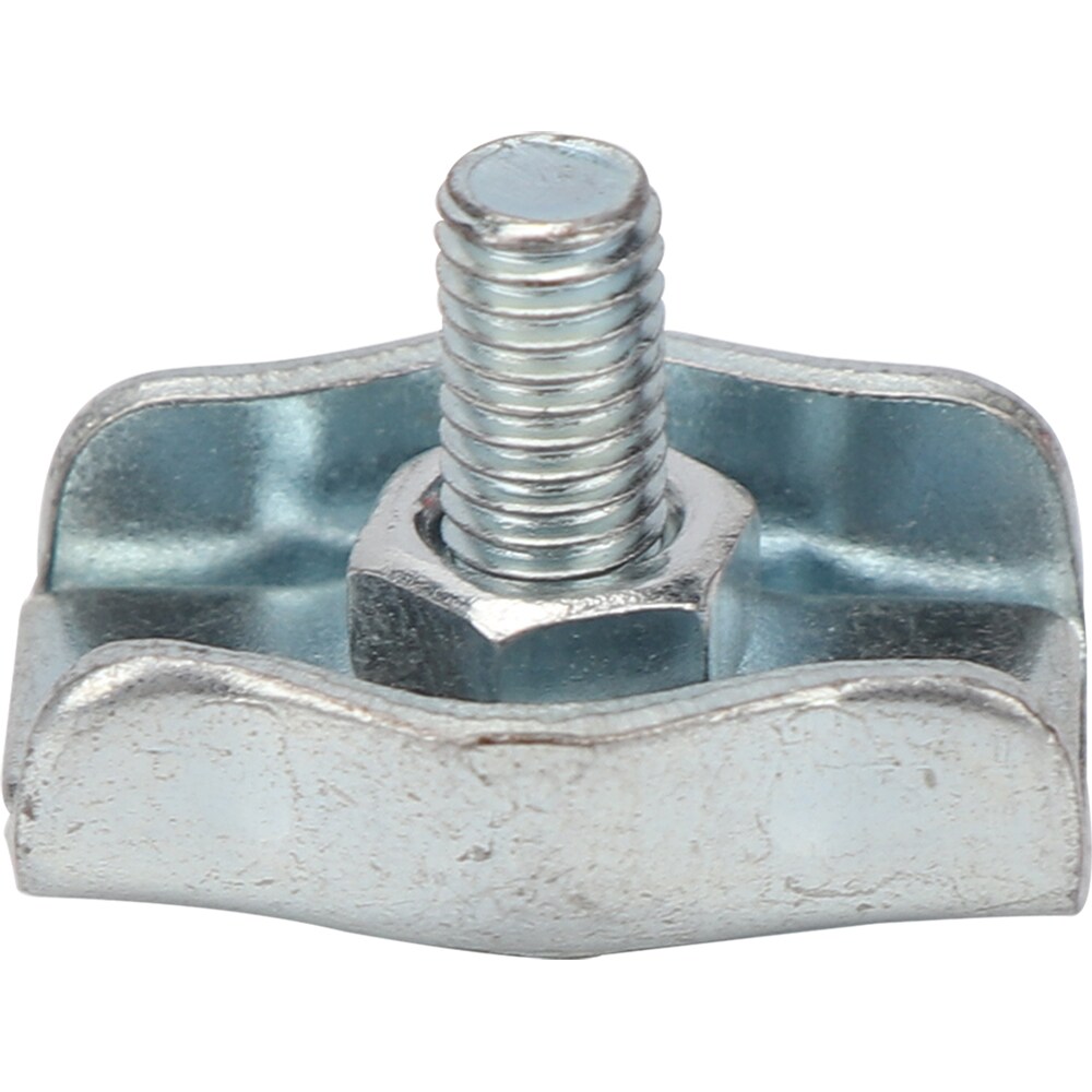 Clema simpla cabluri DIALL, 4mm, otel, 2 bucati