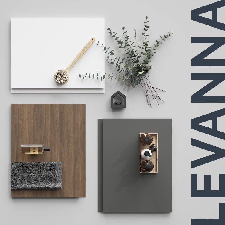 Baza pentru lavoar, suspendata, Alb, 60 x 48 cm  GoodHome LEVANNA