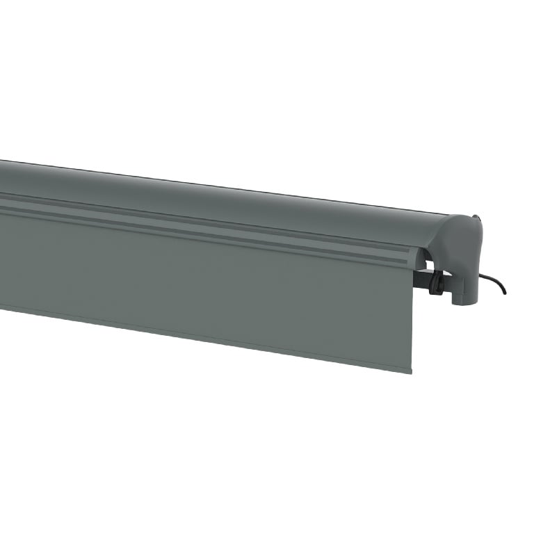 Copertina retractabila KLIKSTROM, aluminiu, 395 x 300 cm, gri antracit