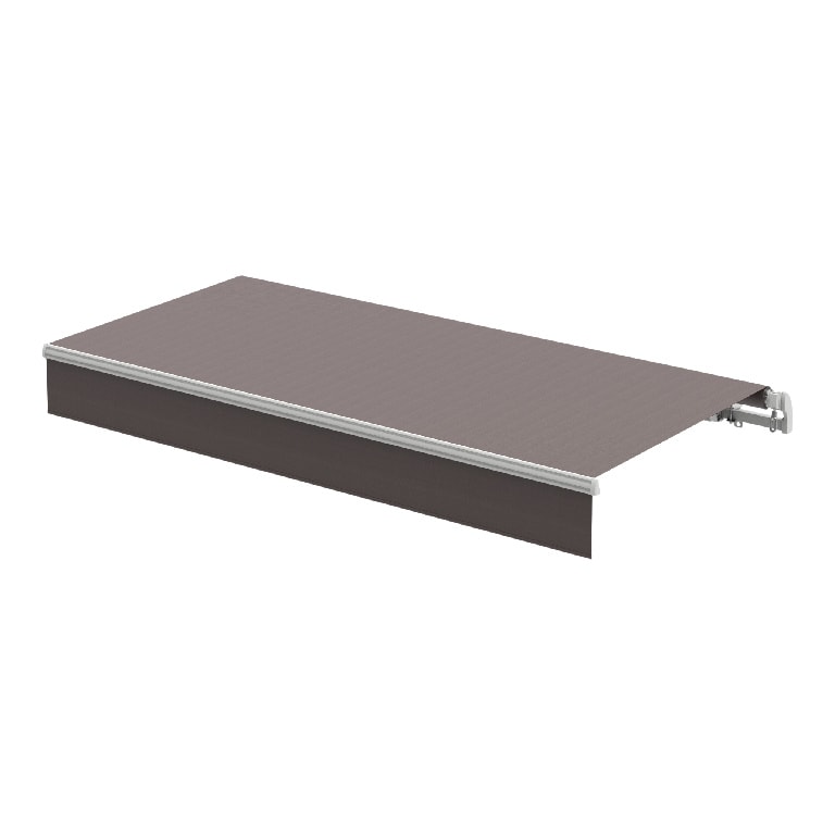 Copertina retractabila BLOOMA, aluminiu, 400 x 300 cm, gri antracit