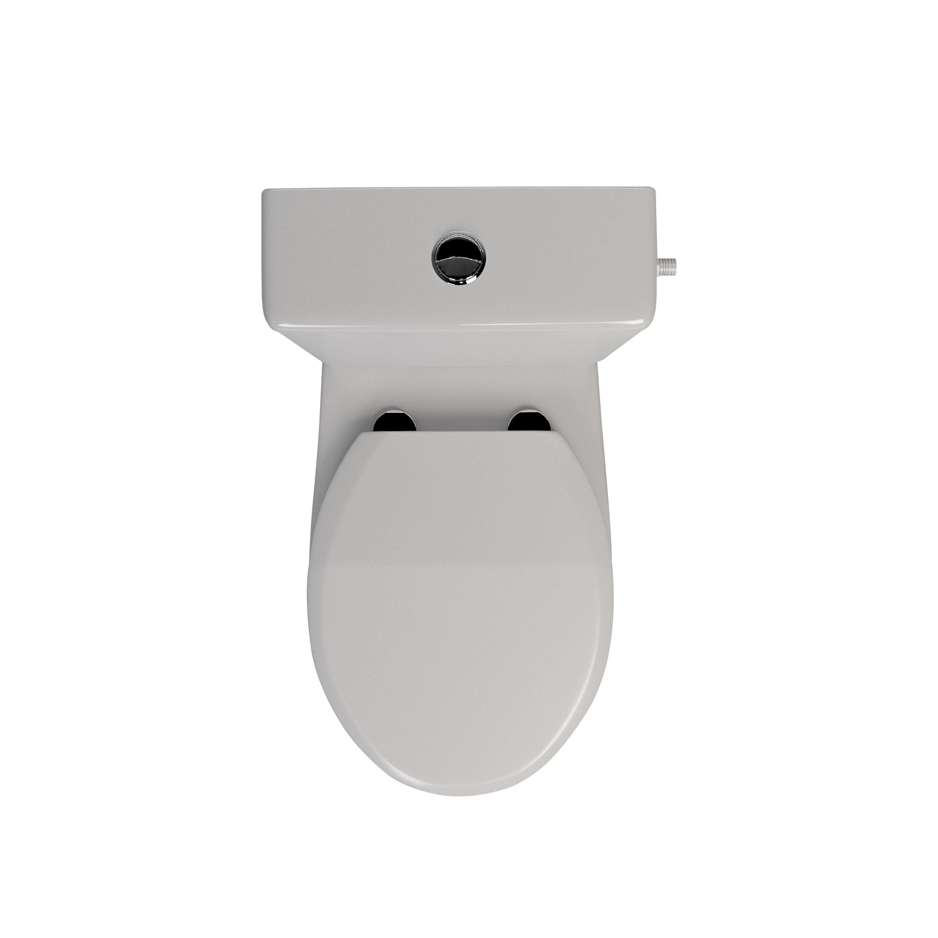 Set WC si rezervor, rotund, alb, include capac, 6 L  Thasos