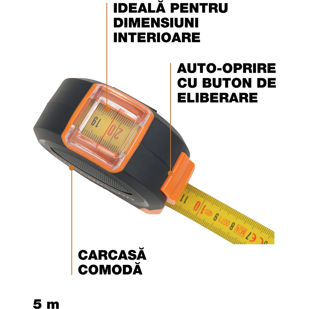 Ruleta cu vizor MAGNUSSON MS49-RP, 5 m
