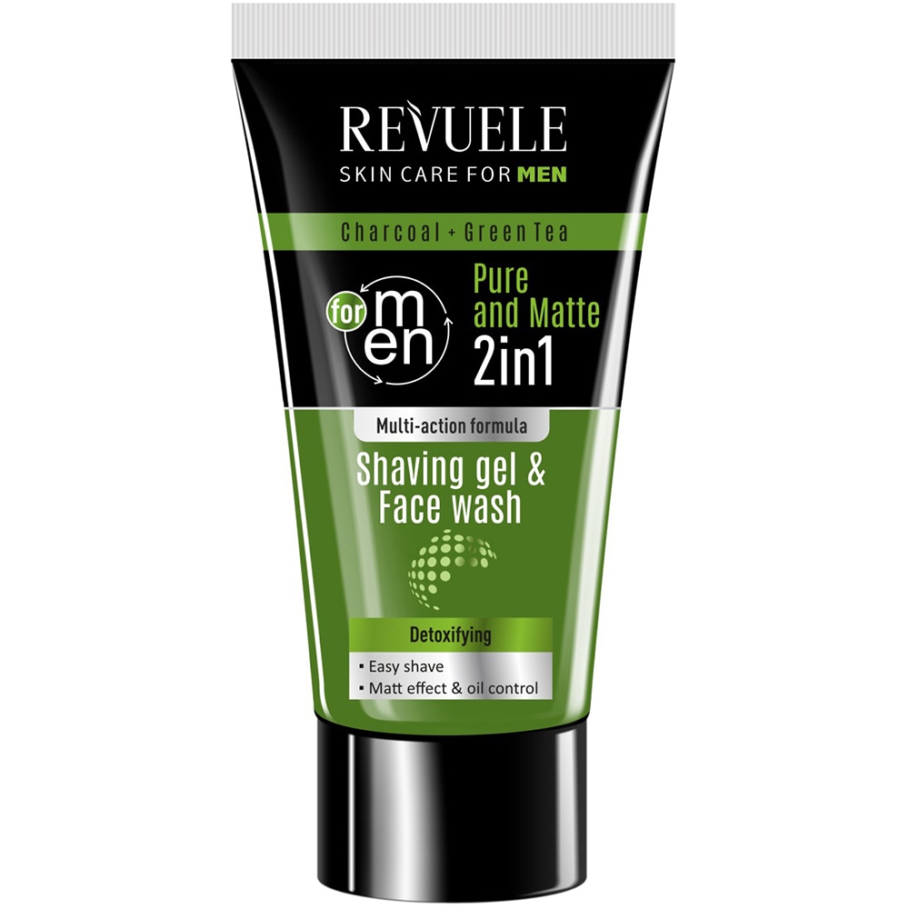 After Shave REVUELE Men Carbune activ si ceai verde, 180ml