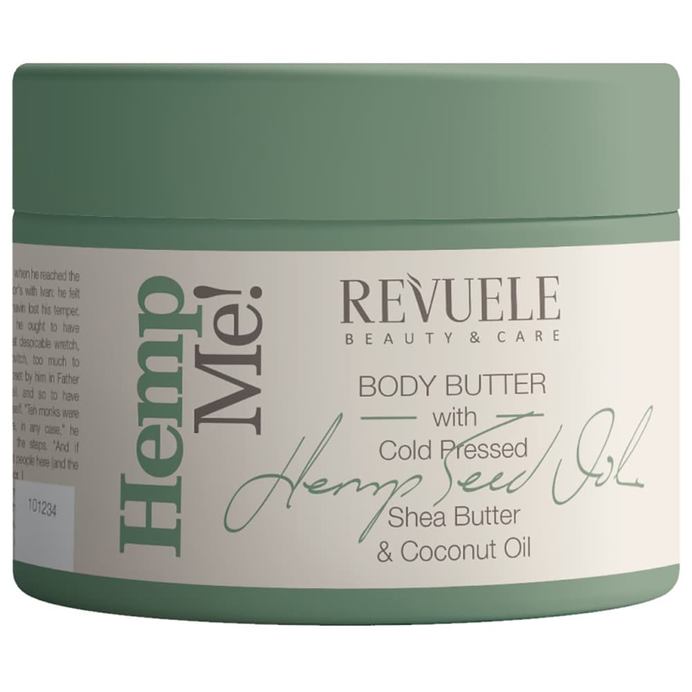 Unt de corp REVUELE Hemp Me, 300ml