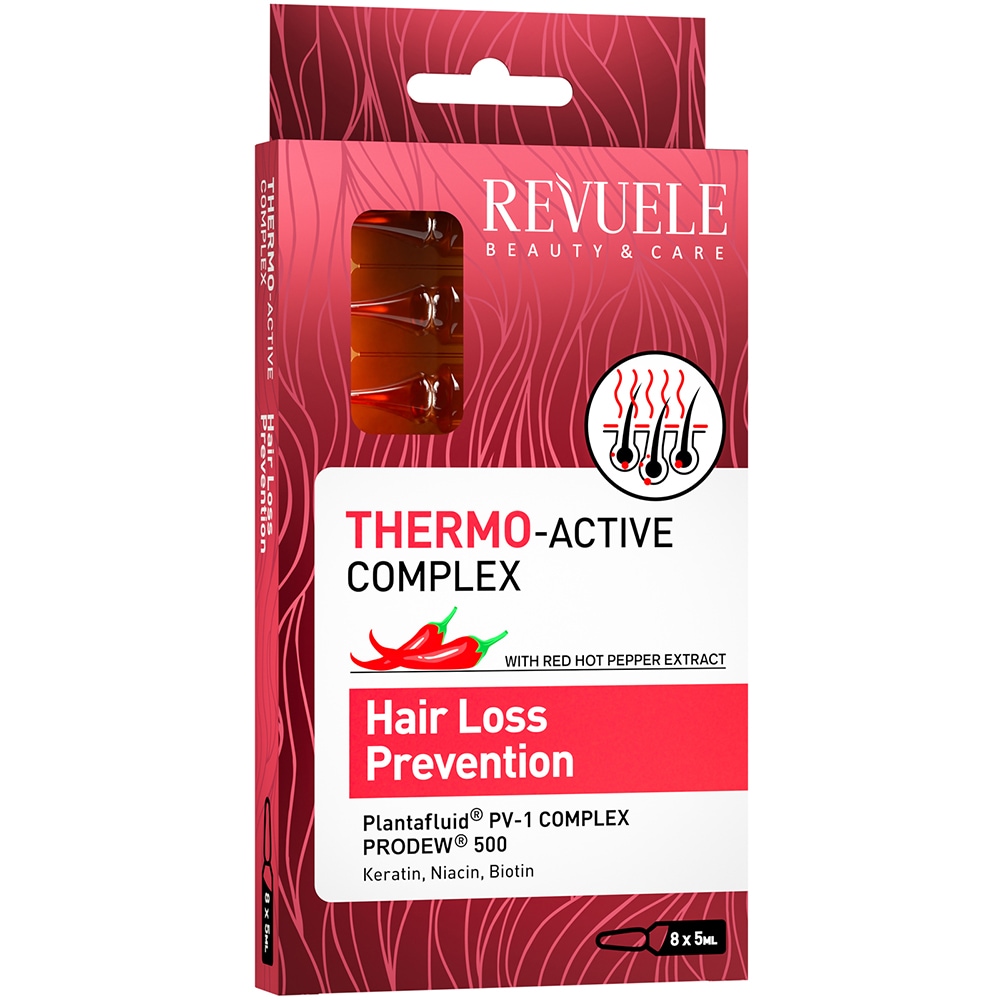 Tratament pentru par REVUELE Thermo Active, 8x5ml