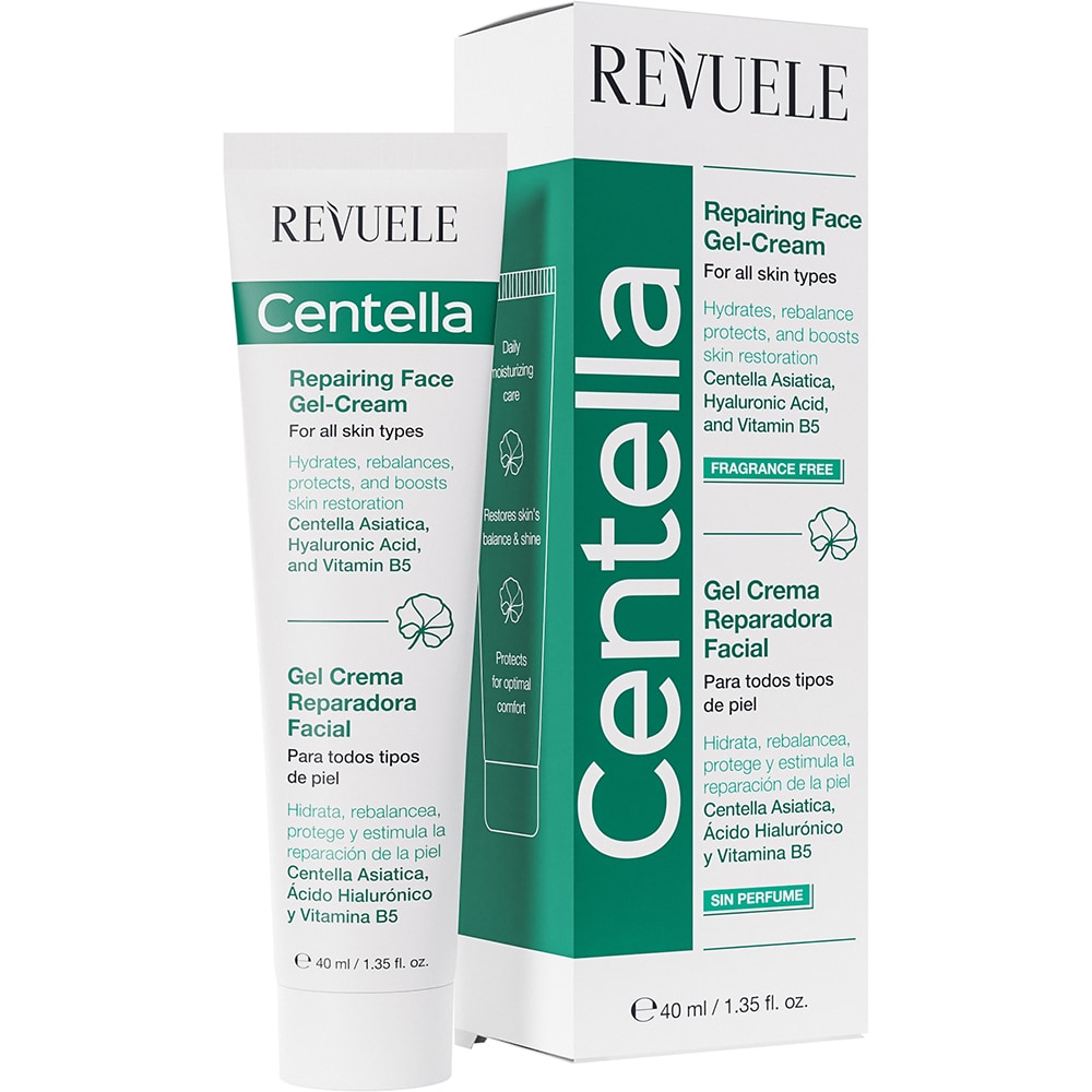 Gel-crema pentru fata REVUELE Centella Repairing, 40ml