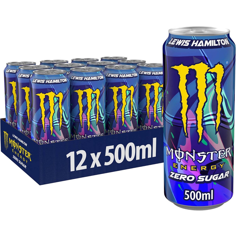 Bautura energizanta MONSTER Energy LH44 Zero Zahar bax 0.5 x 12 doze