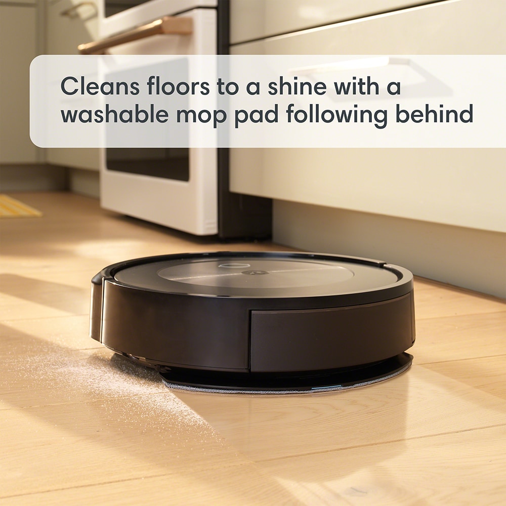 Aspirator robot IROBOT Roomba j5, 0.27l, autonomie max 75 min, negru-argintiu