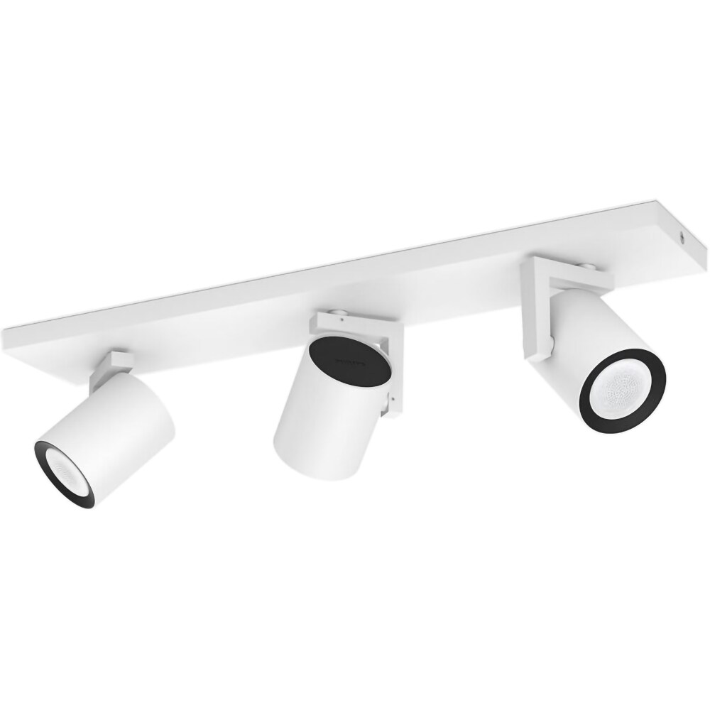 Spot LED smart PHILIPS HUE Argenta, 3 x 5.7W, 1050lm, IP20, alb