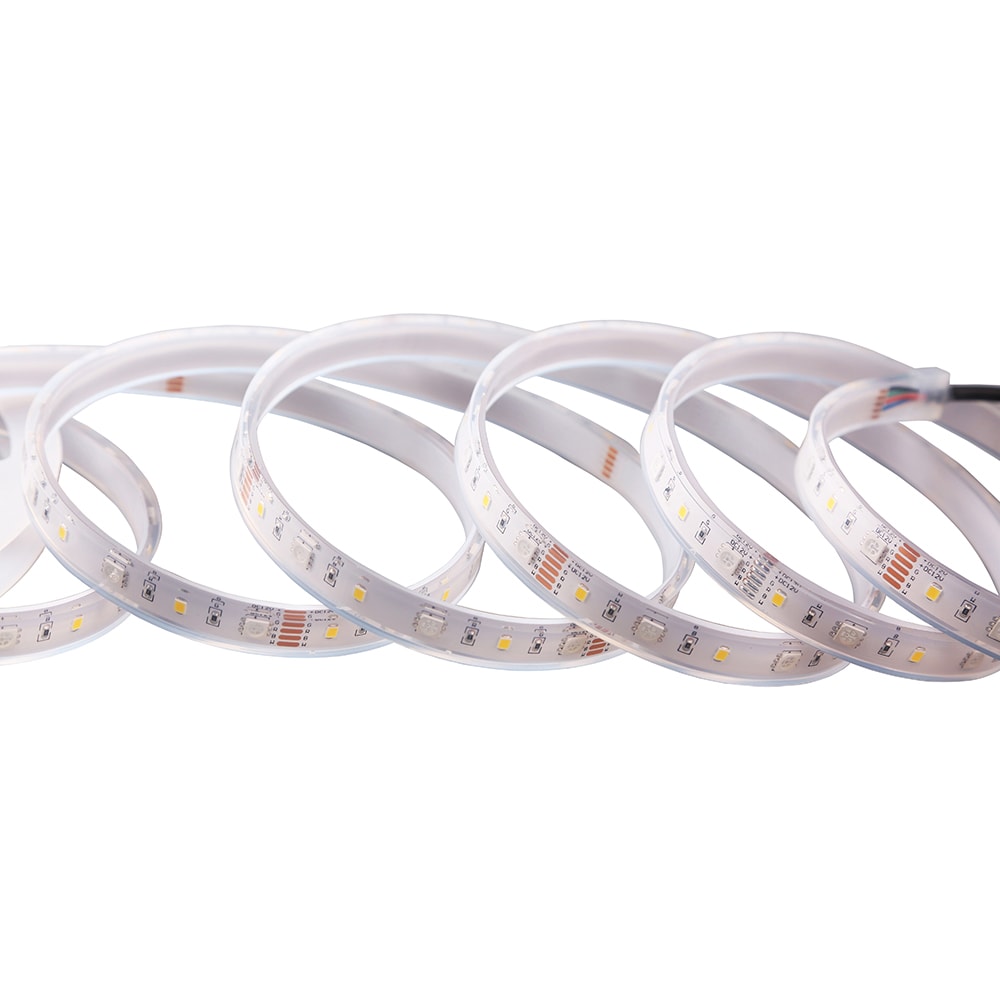 Banda LED RGB cu telecomana GOODHOME, 15W, 1200lm, IP65, 5m