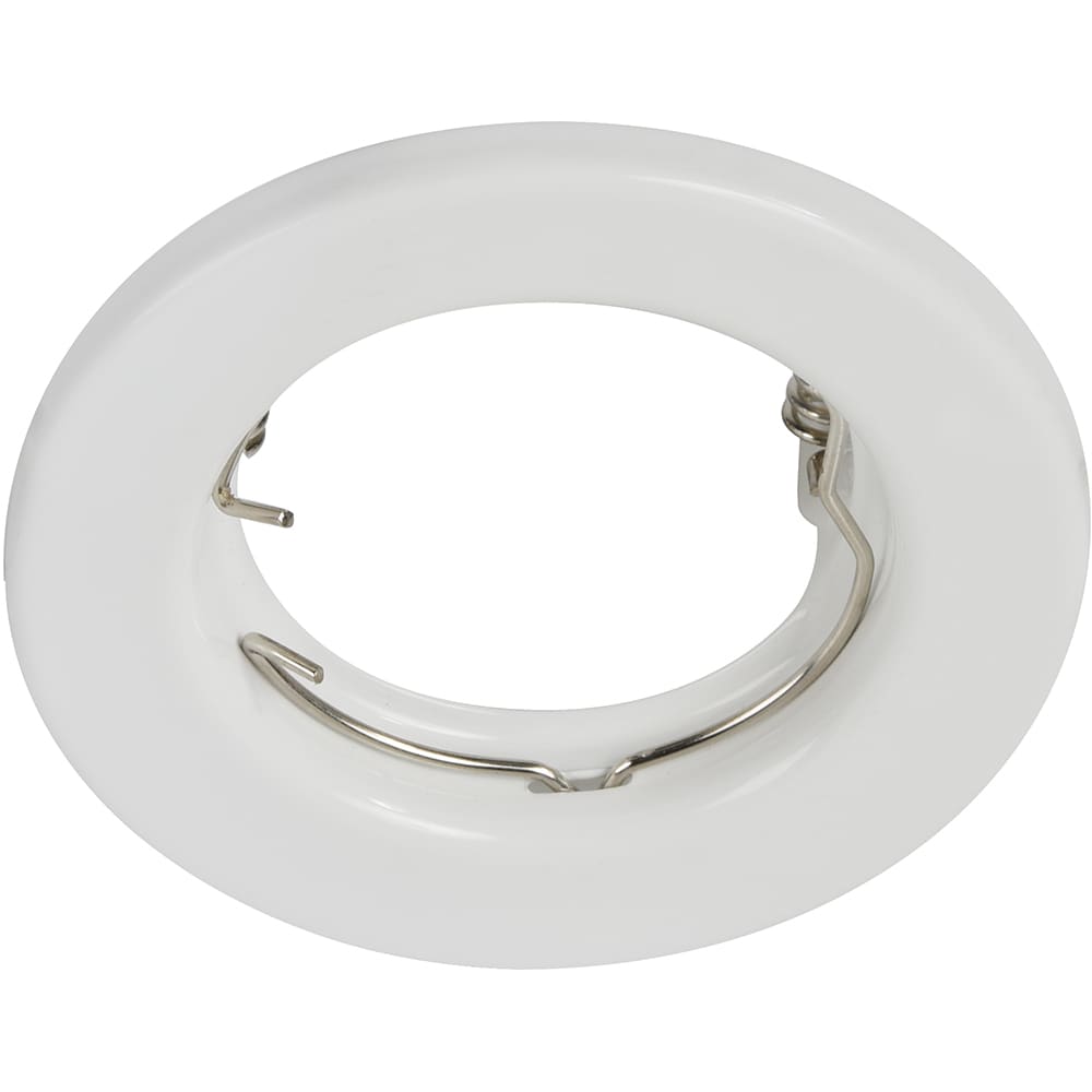 Rama pentru spot GOODHOME, 8.2 x 8.2 cm, IP20, metal, alb