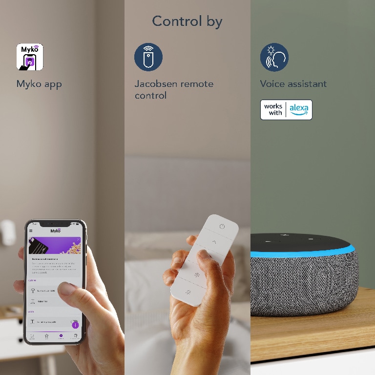 Telecomanda pentru becuri smart  Jacobsen Myko