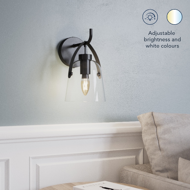 Bec LED, smart, E14, C35, 40 W, amber  Jacobsen Myko