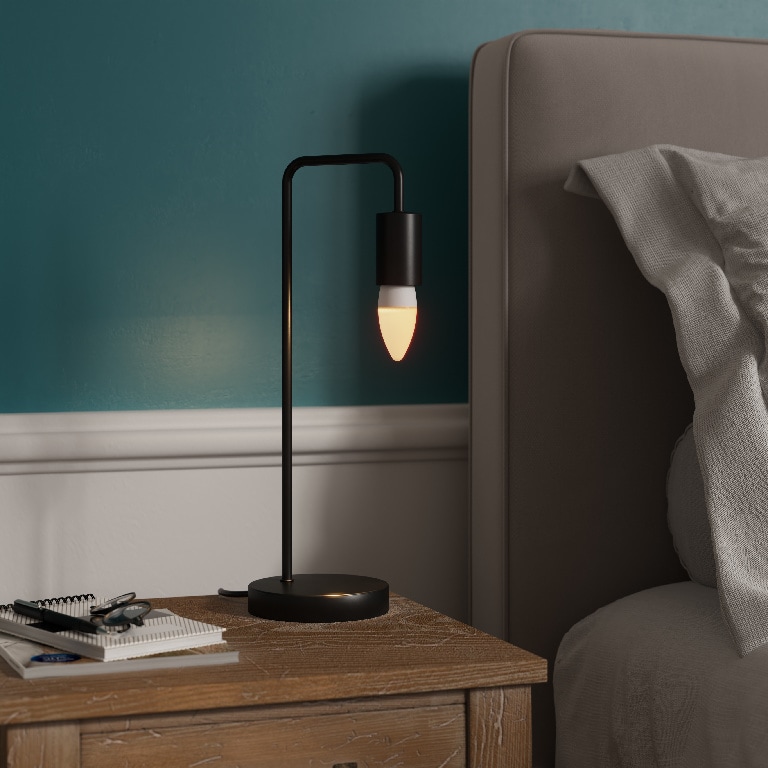 Bec LED, smart, E14, C35, 40 W, alb  Jacobsen Myko