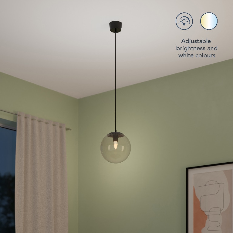 Bec LED, smart, E14, C35, 40 W, alb  Jacobsen Myko