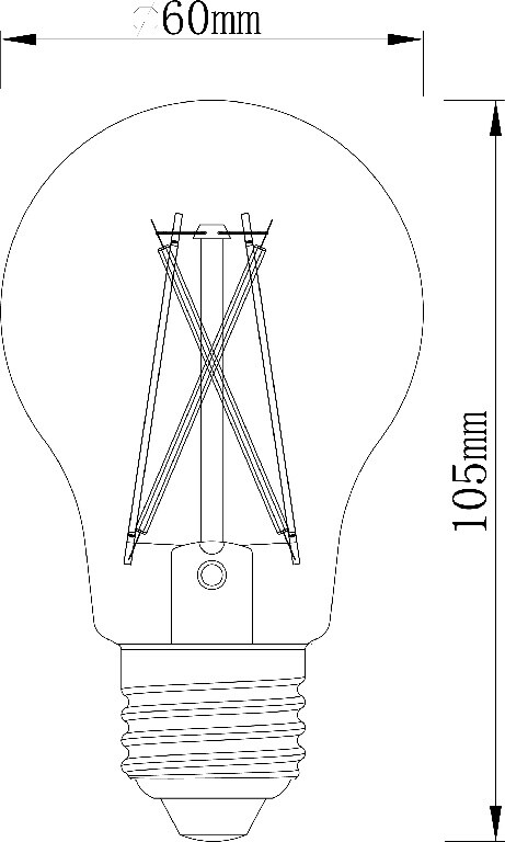Bec LED, smart, E27, A60, 60 W, transport  Jacobsen Myko