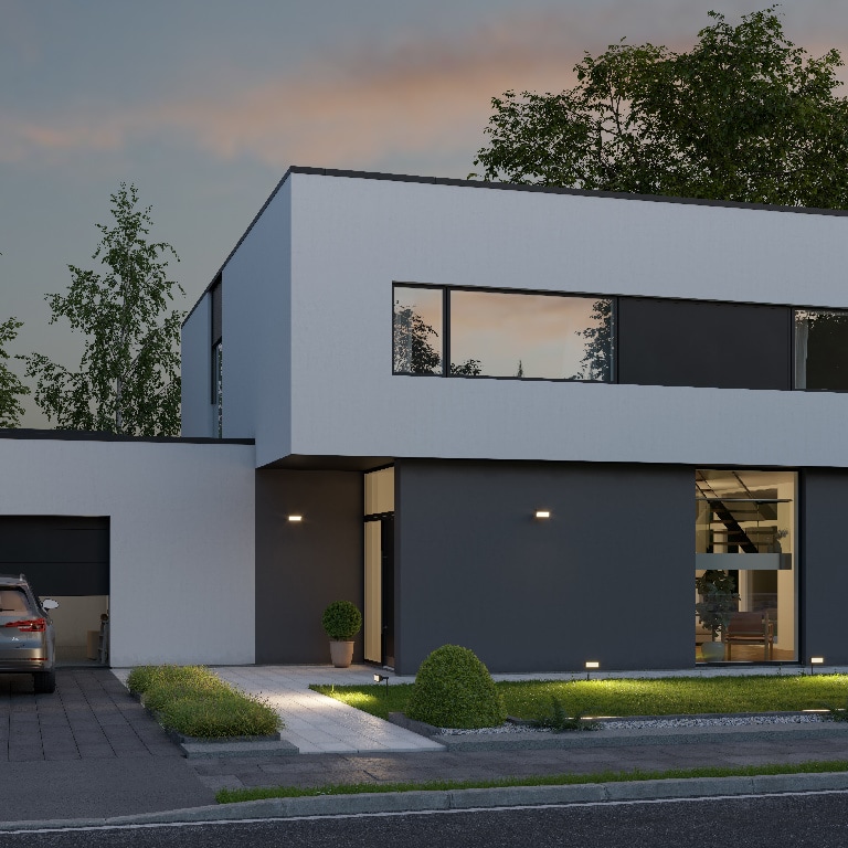 Proiector LED GoodHome Myko, RGB, smart, 20 W, negru