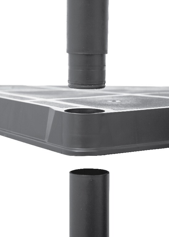 Raft plastic, 5 polite, 170 X 70 X 38 cm