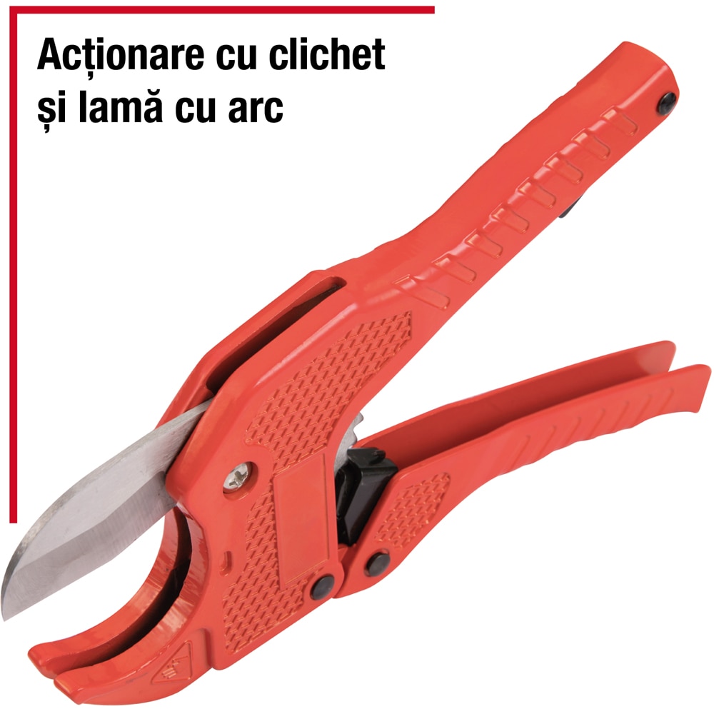 Cleste PVC FORGE STEEL, 42mm, rosu