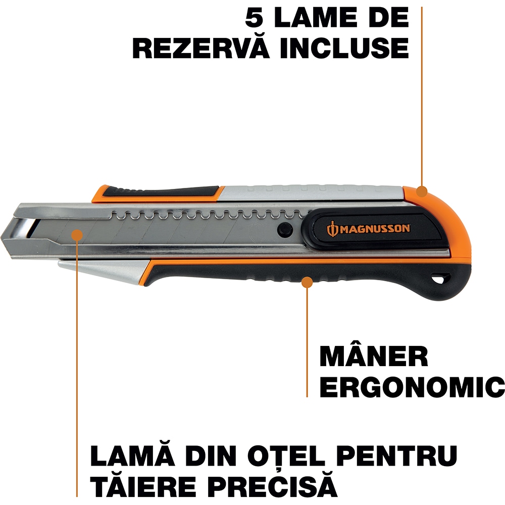 Cutter Magnusson AKN14, 6 lame, 18 mm