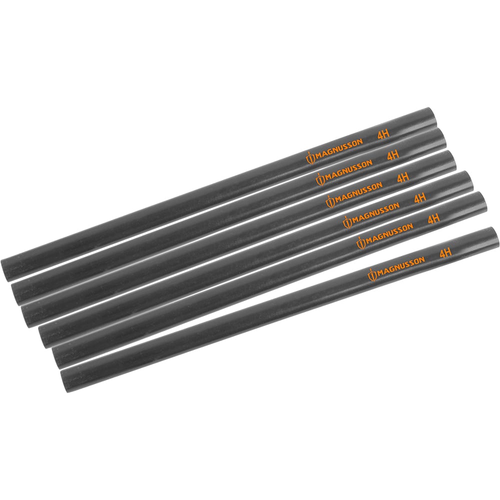 Set creioane pentru zidarie MAGNUSSON, 4H, 17.5 cm, negru