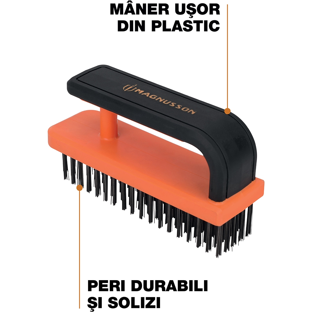 Perie sarma cu maner plastic MAGNUSSON C10114355