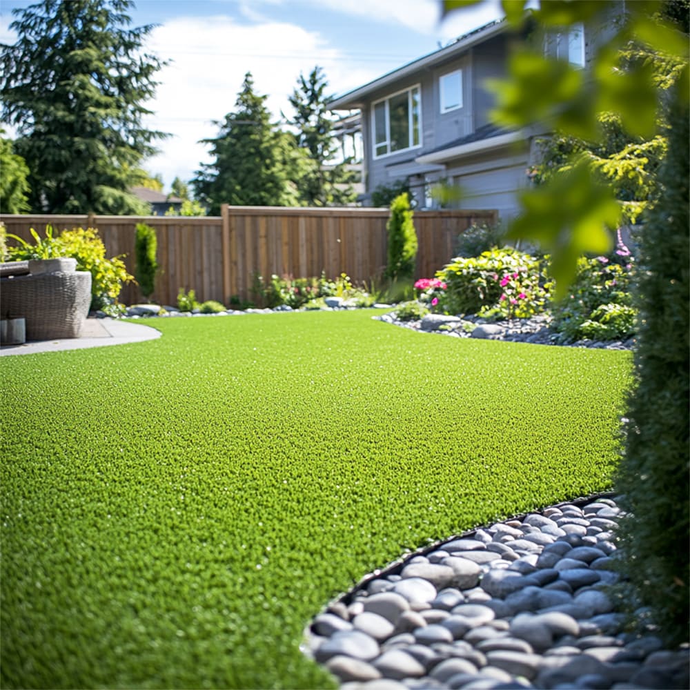 Gazon artificial, polietilena, 2 x 10 m, verde