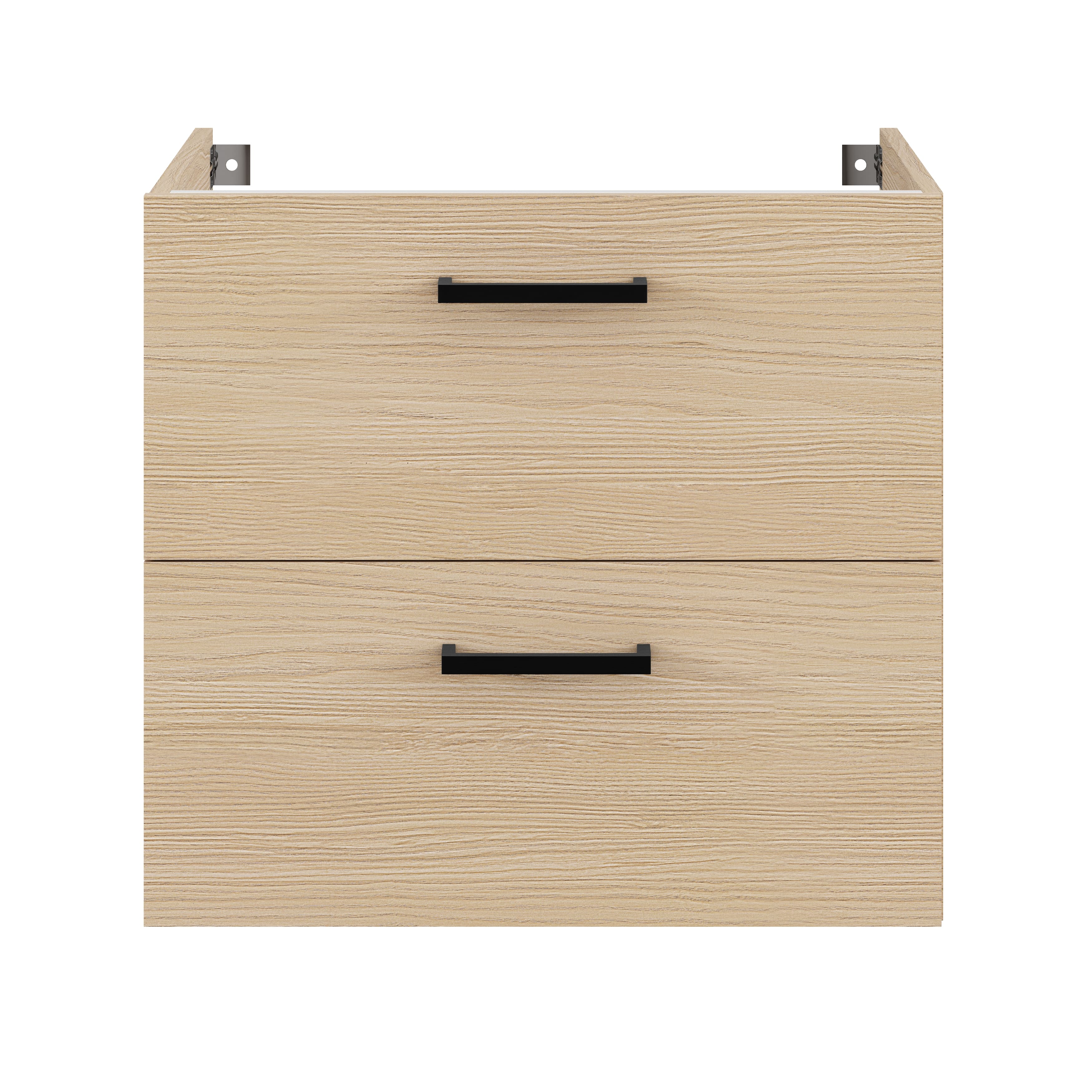 Baza pentru lavoar, suspendata, decor stejar, 60 cm Pyxis