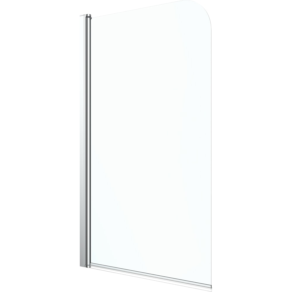 Paravan cada Cooke & Lewis Arkell, 75 x 130 cm, sticla securizata 4mm, profil argintiu