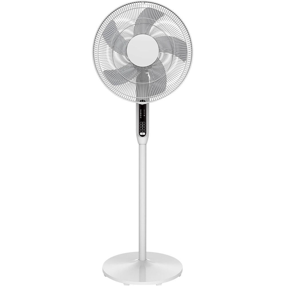 Ventilator cu picior, 3 trepte viteza, D 40 cm, 45W, alb