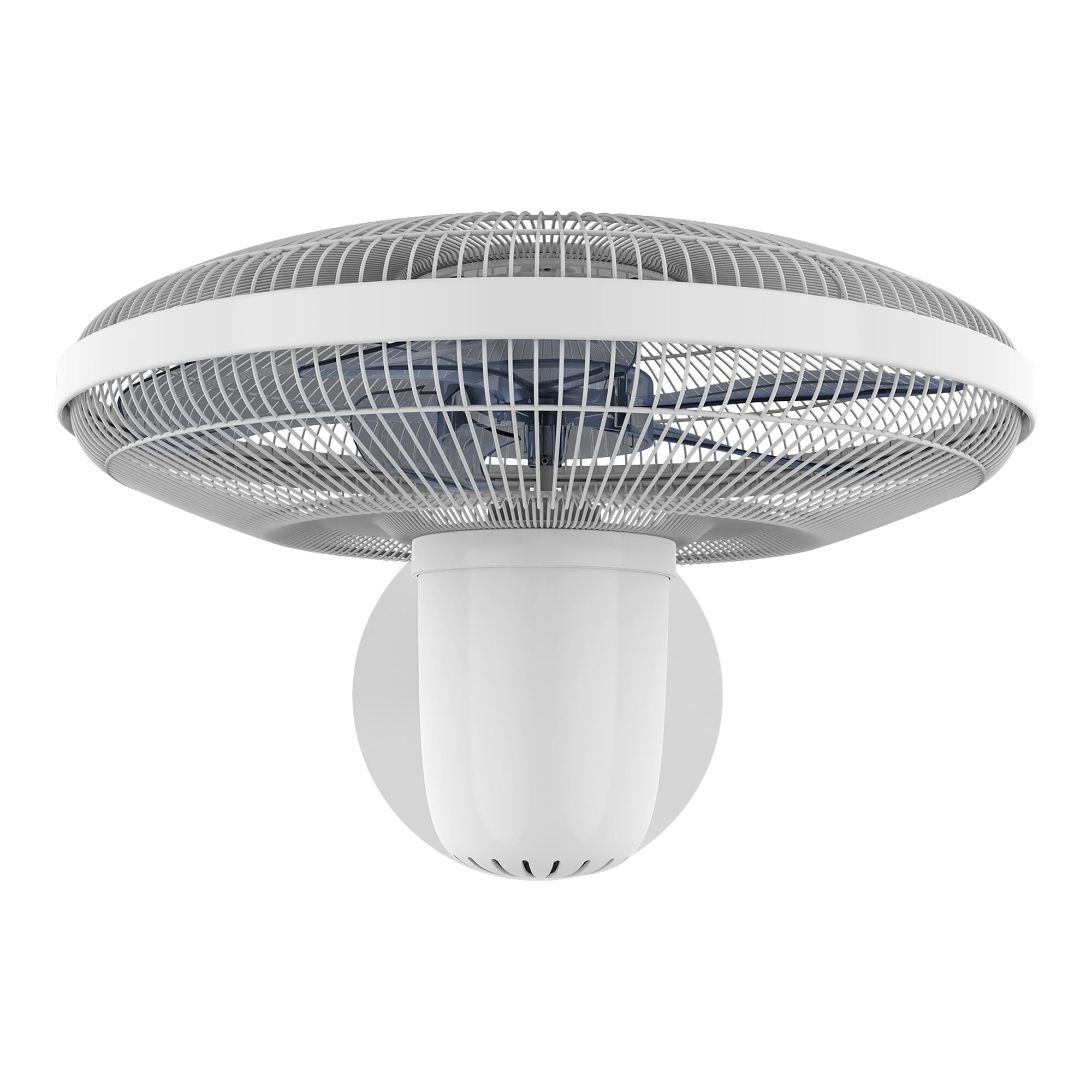 Ventilator cu picior, 3 trepte viteza, D 40 cm, 45W, alb