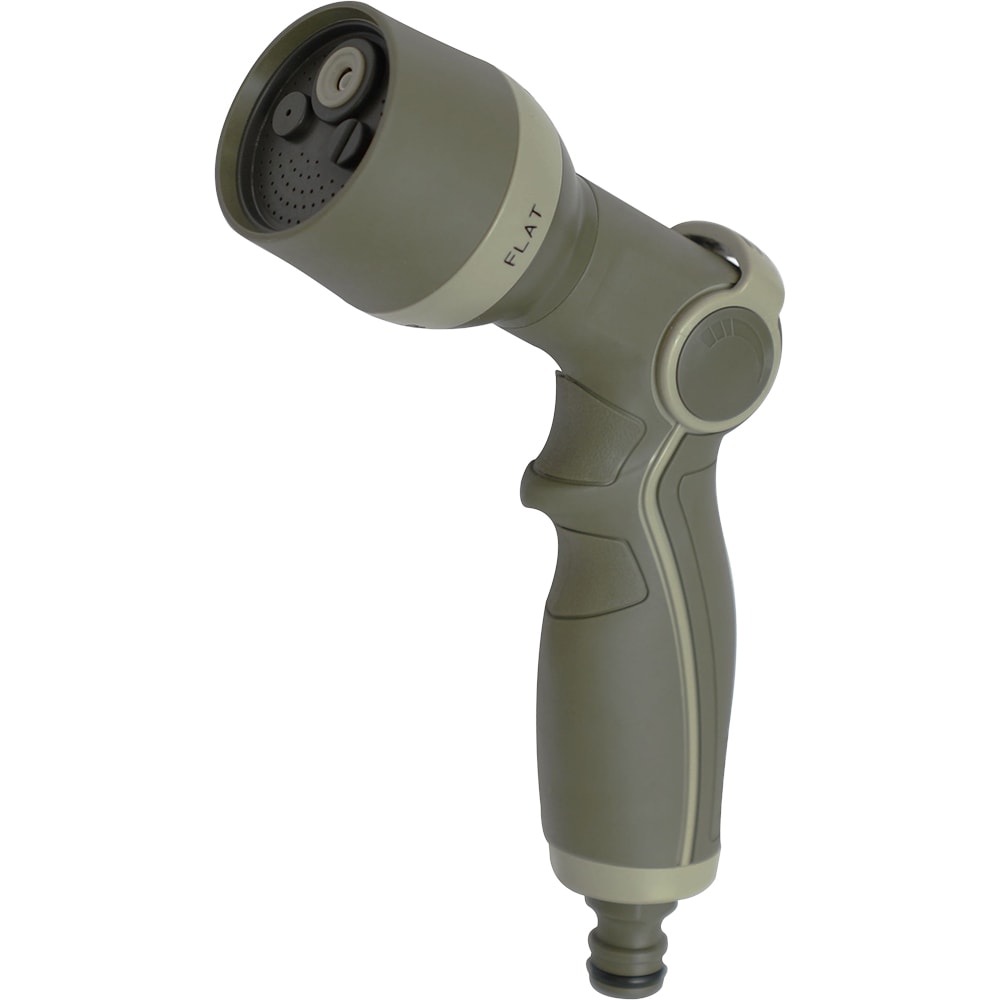 Pistol pulverizator multifunctional VERVE, 4 functii, 4 bari, 21.5 x 13 x 5.3 cm, plastic, verde