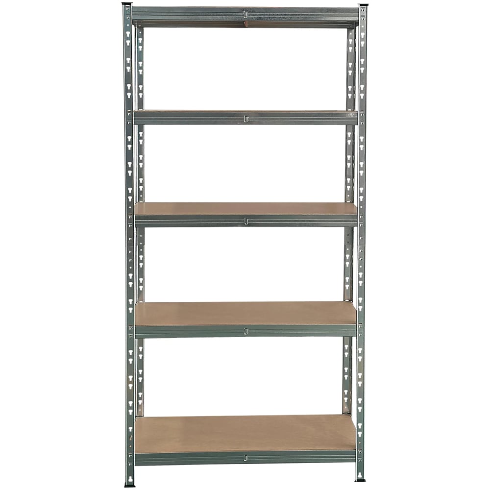 Raft atelier SITE, metal, 90 x 40 x 180 cm, 5 rafturi, max 175 Kg / raft, argintiu