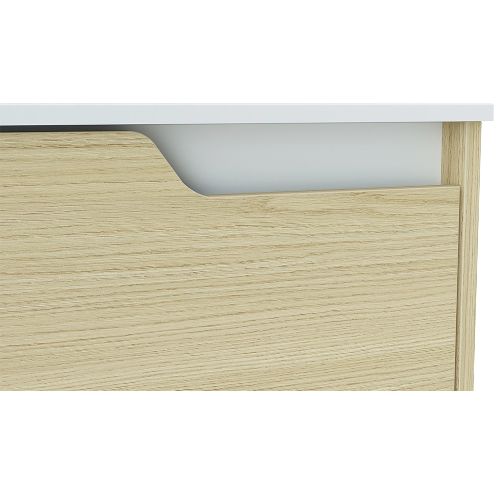 Set baza cu lavoar Tolima, 60 cm, stejar