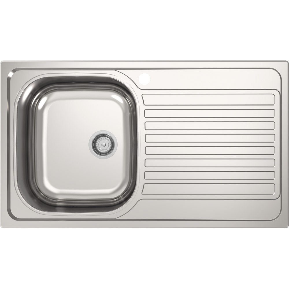 Chiuveta bucatarie Jabiri, 1 cuva, picurator reversibil, 76 x 43.5 cm, inox